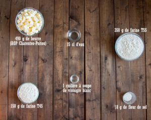 Pâte feuilletée inversée