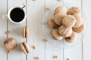 Macarons au beurre de cacahuète