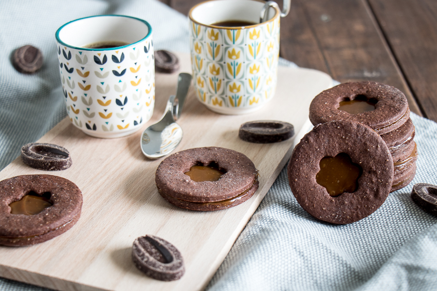 Biscuits chocolat dulce de leche