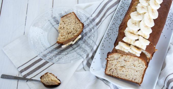 Gâteau au yaourt aux bananes et beurre de cacahuète