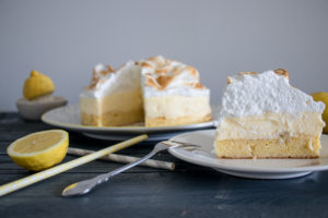 Gâteau nuage au citron meringué
