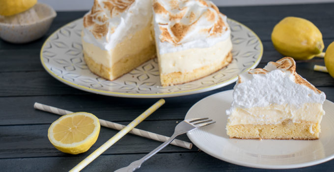Gâteau nuage au citron meringué