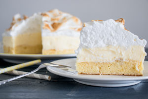 Gâteau nuage au citron meringué
