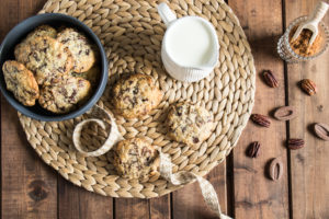 Cookies aux deux chocolats et noix de pécan