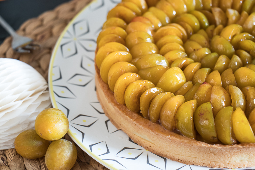 Tarte aux mirabelles