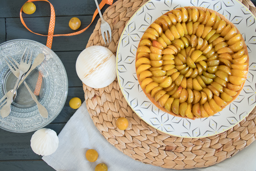 Tarte aux mirabelles