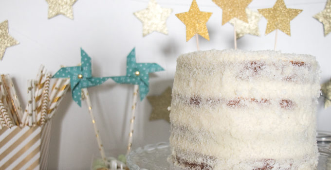 Gâteau exotique ananas coco