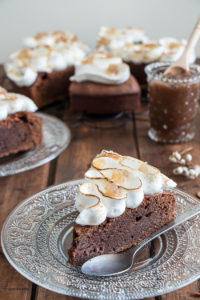 Gâteau choco-marron meringué