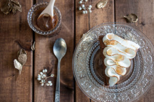 Gâteau choco-marron meringué