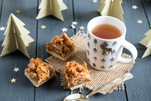 Carrés sablés aux amandes et à l'orange