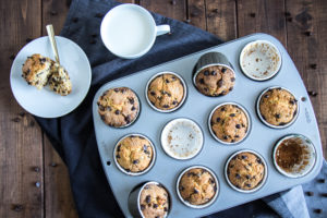 Muffins aux pépites de chocolat