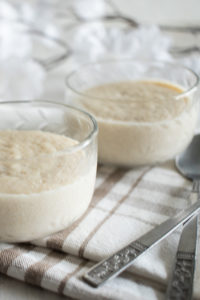 Semoule au lait à la vanille