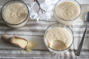 Semoule au lait à la vanille