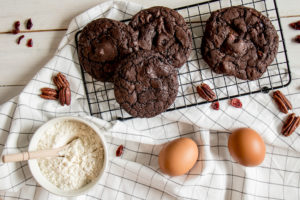 Cookies chocolat pécan cranberries