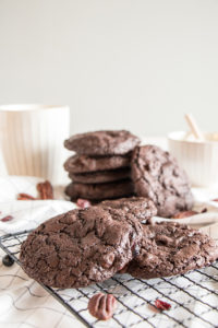 Cookies chocolat pécan cranberries