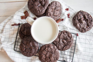 Cookies chocolat pécan cranberries