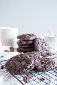 Cookies chocolat pécan cranberries