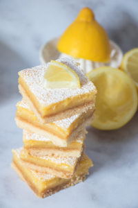 Carrés au citron