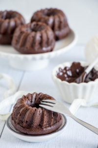 Mini bundt cakes au chocolat