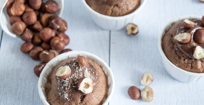 Muffins banane, noix et pâte à tartiner