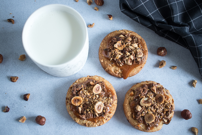 Cookies caramel feuillantine