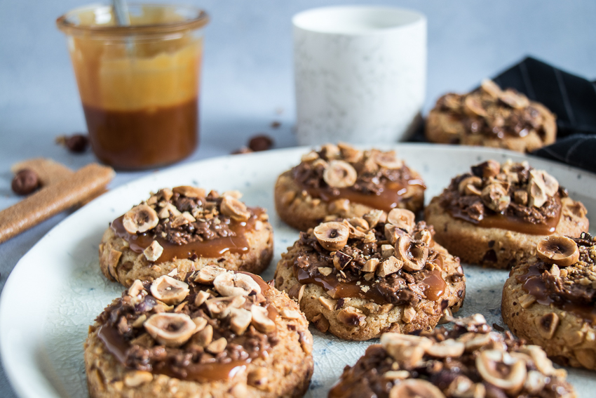 Cookies caramel feuillantine