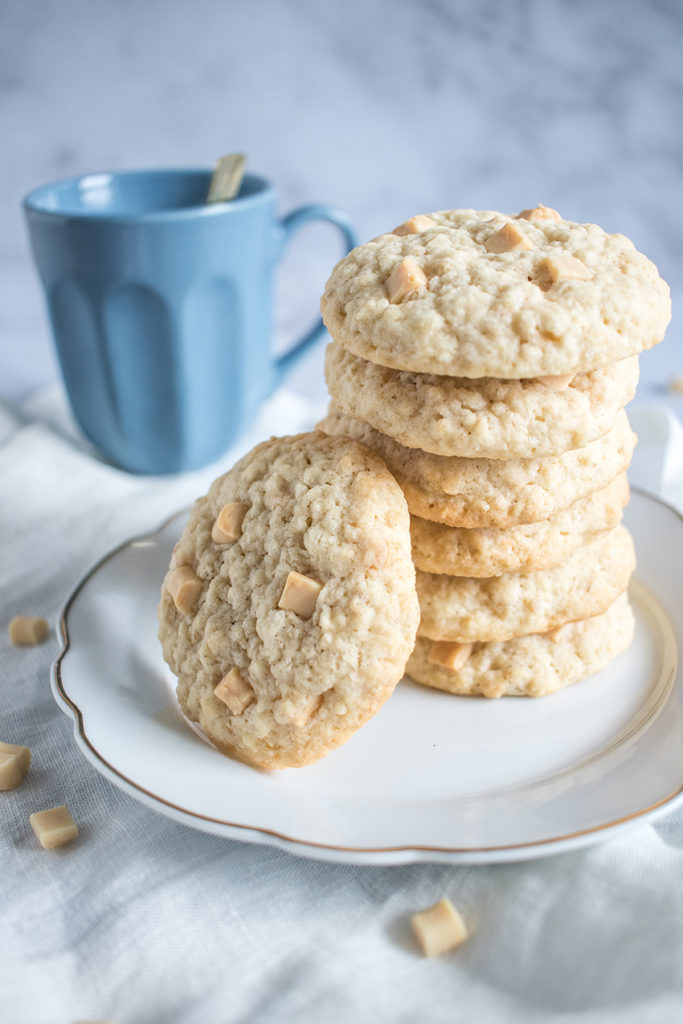 Cookies avoine, coco, chocolat blanc