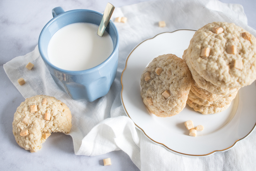 Cookies avoine, coco, chocolat blanc