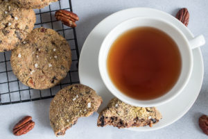 Cookies pécan polenta