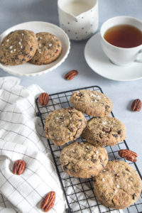 Cookies pécan polenta