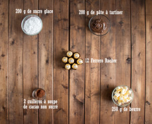 Cupcakes tout choco noisette