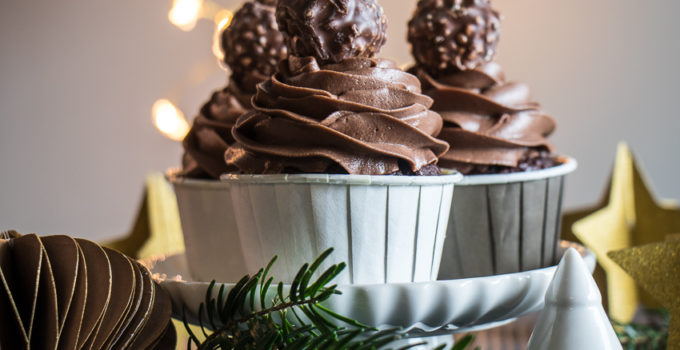 Cupcakes tout choco noisette