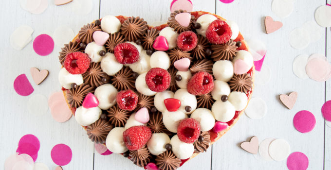 Tarte chocolat vanille et framboises : une belle déclaration !