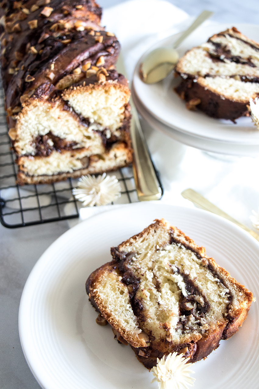 Babka à la pâte à tartiner