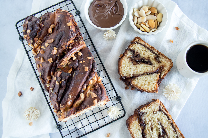 Babka à la pâte à tartiner