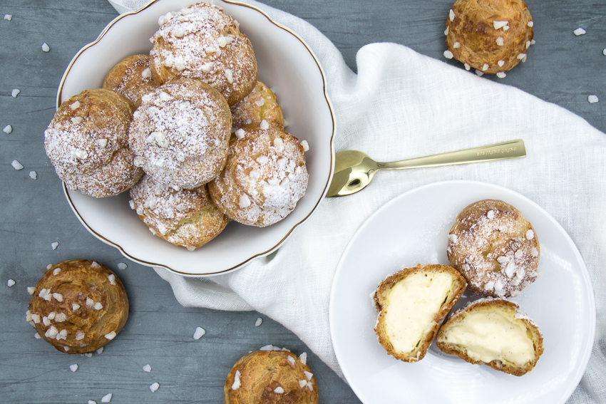 Chouquettes gourmandes à la vanille