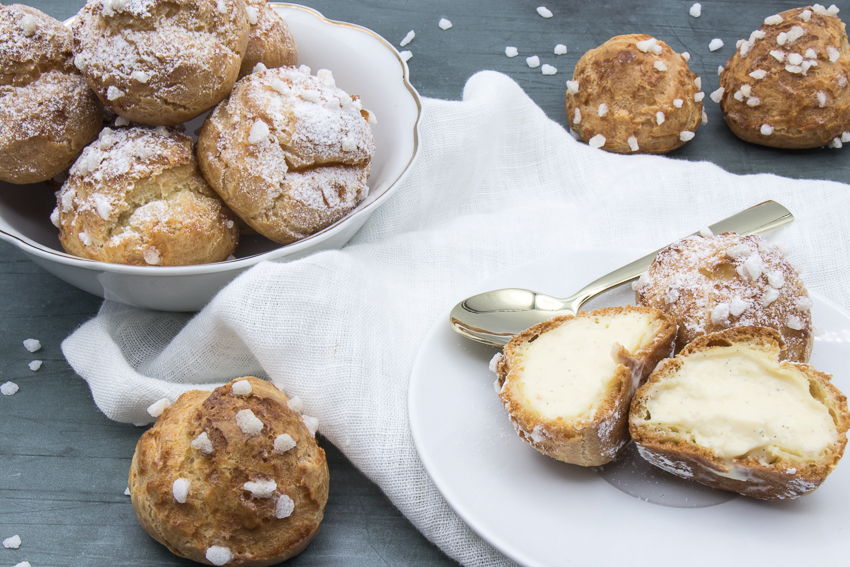 Chouquettes gourmandes à la vanille