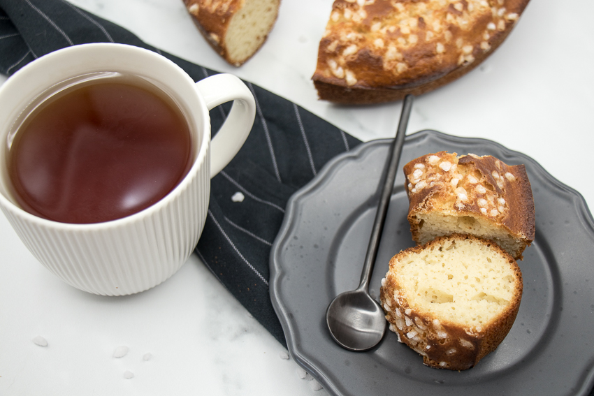 Gâteau fromage blanc amande