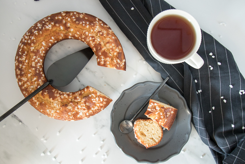 Gâteau fromage blanc amande