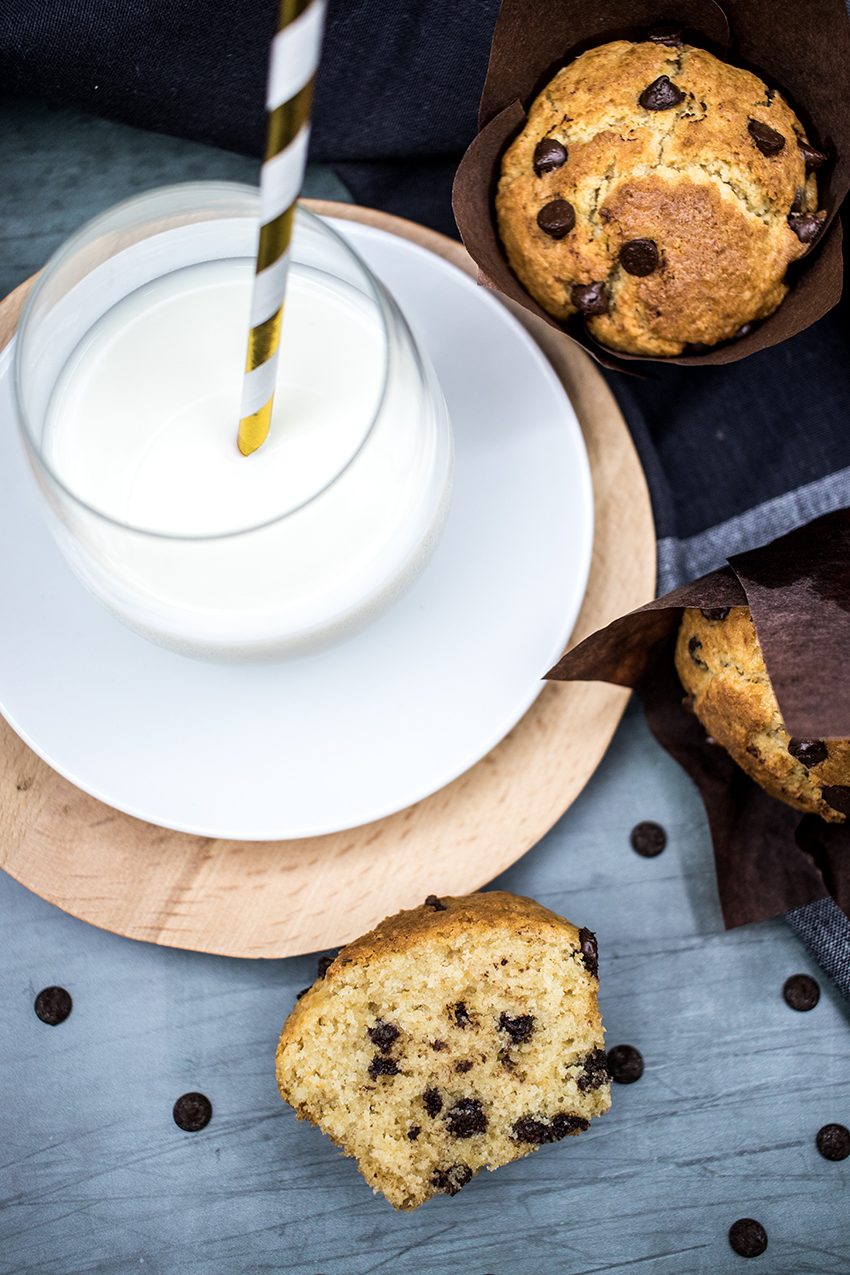 Muffins coco et pépites de chocolat