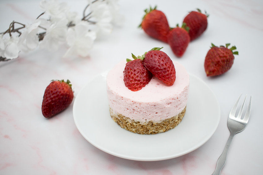 Cheesecakes à la fraise