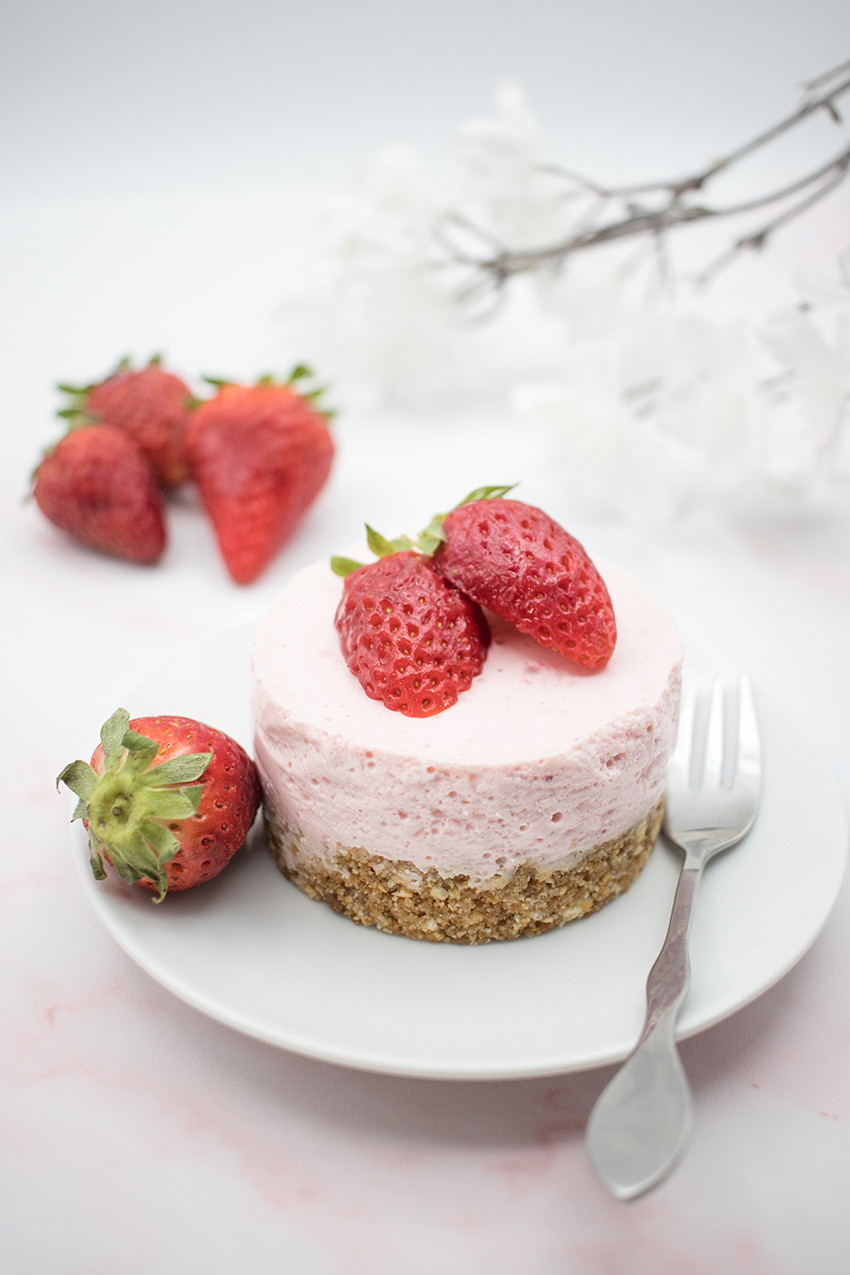 Cheesecakes à la fraise