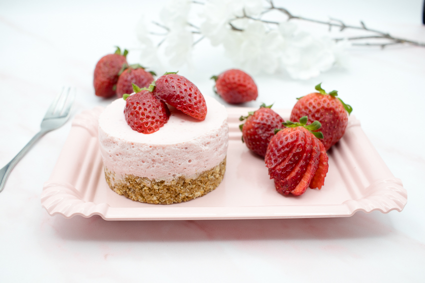 Cheesecakes à la fraise