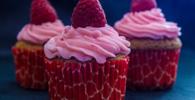 Cupcakes à la framboise