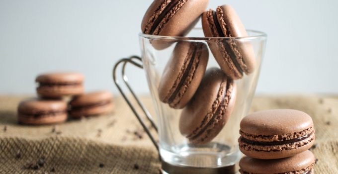 Macarons au chocolat