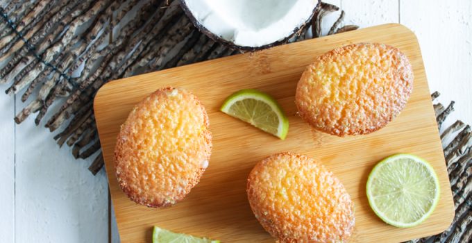 Petits cakes coco citron vert sans gluten [Christophe Michalak]