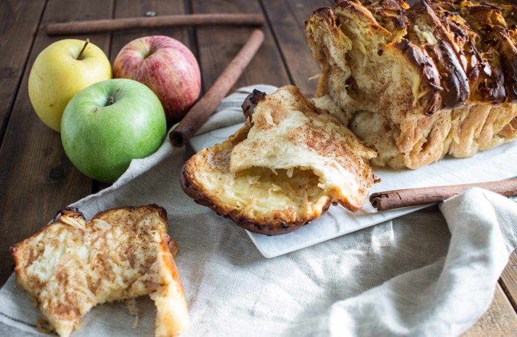 Brioche a effeuiller pomme cannelle