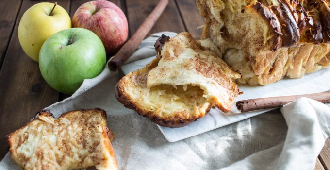 Brioche à effeuiller pomme cannelle