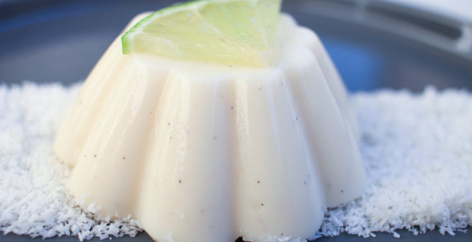 Blanc-manger coco citron vert