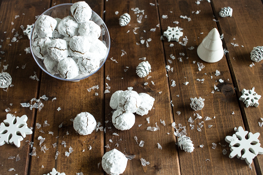 Boules de neige à la noisette